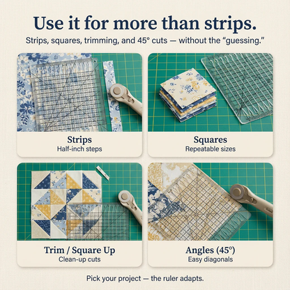 PerfectCut™ Slotted Quilting Ruler
