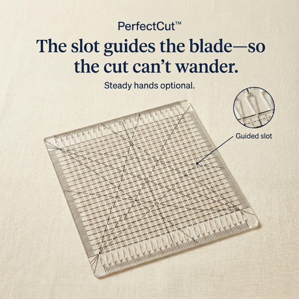 PerfectCut™ Slotted Quilting Ruler