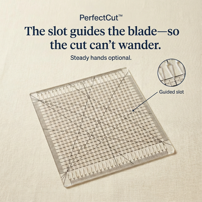 PerfectCut™ Slotted Quilting Ruler