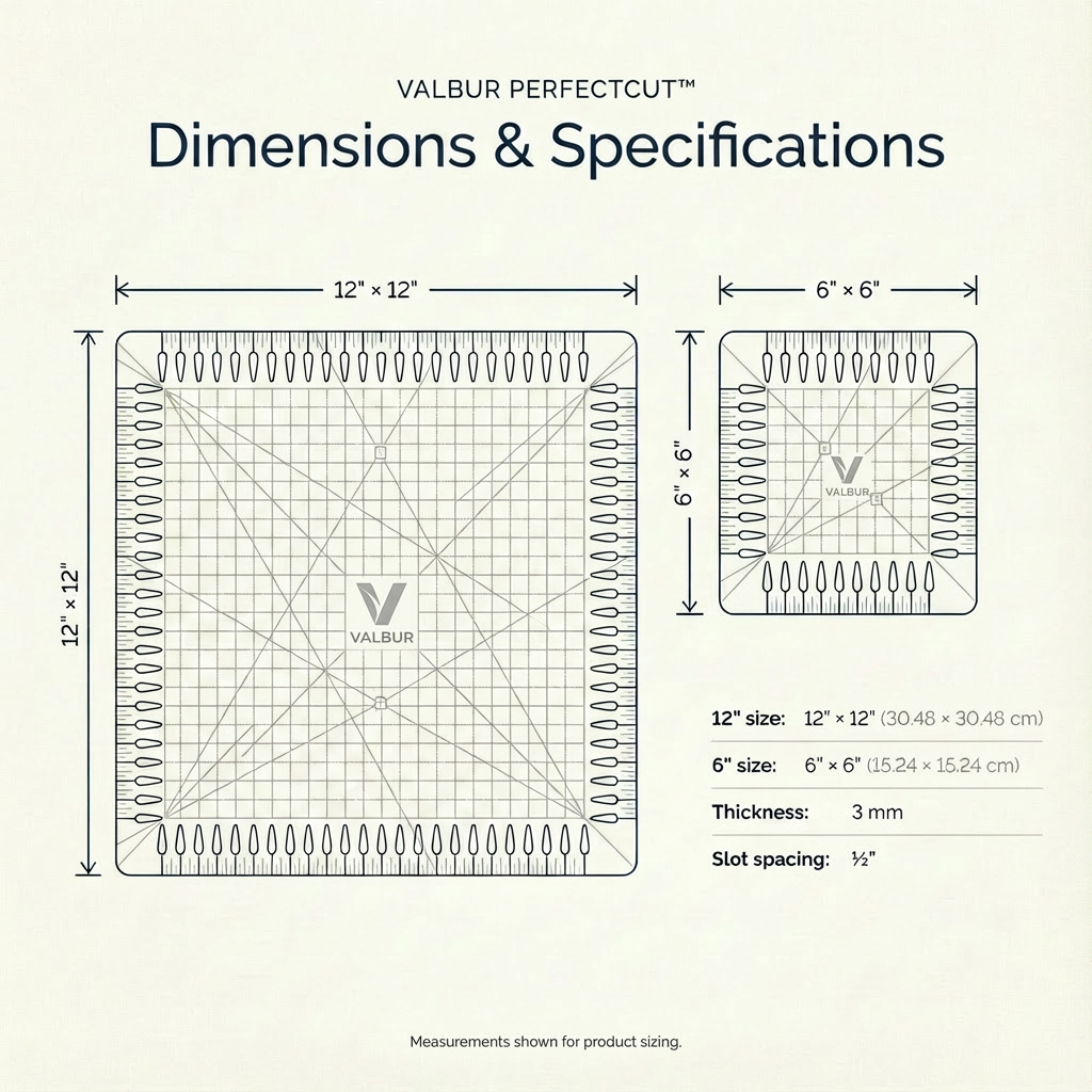 PerfectCut™ Slotted Quilting Ruler