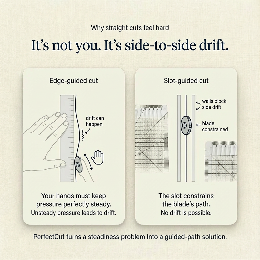 PerfectCut™ Slotted Quilting Ruler