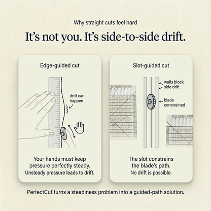 PerfectCut™ Slotted Quilting Ruler