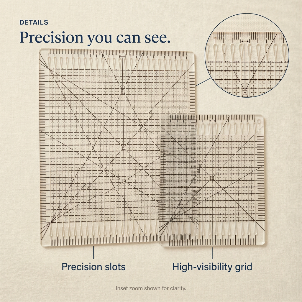 PerfectCut™ Slotted Quilting Ruler