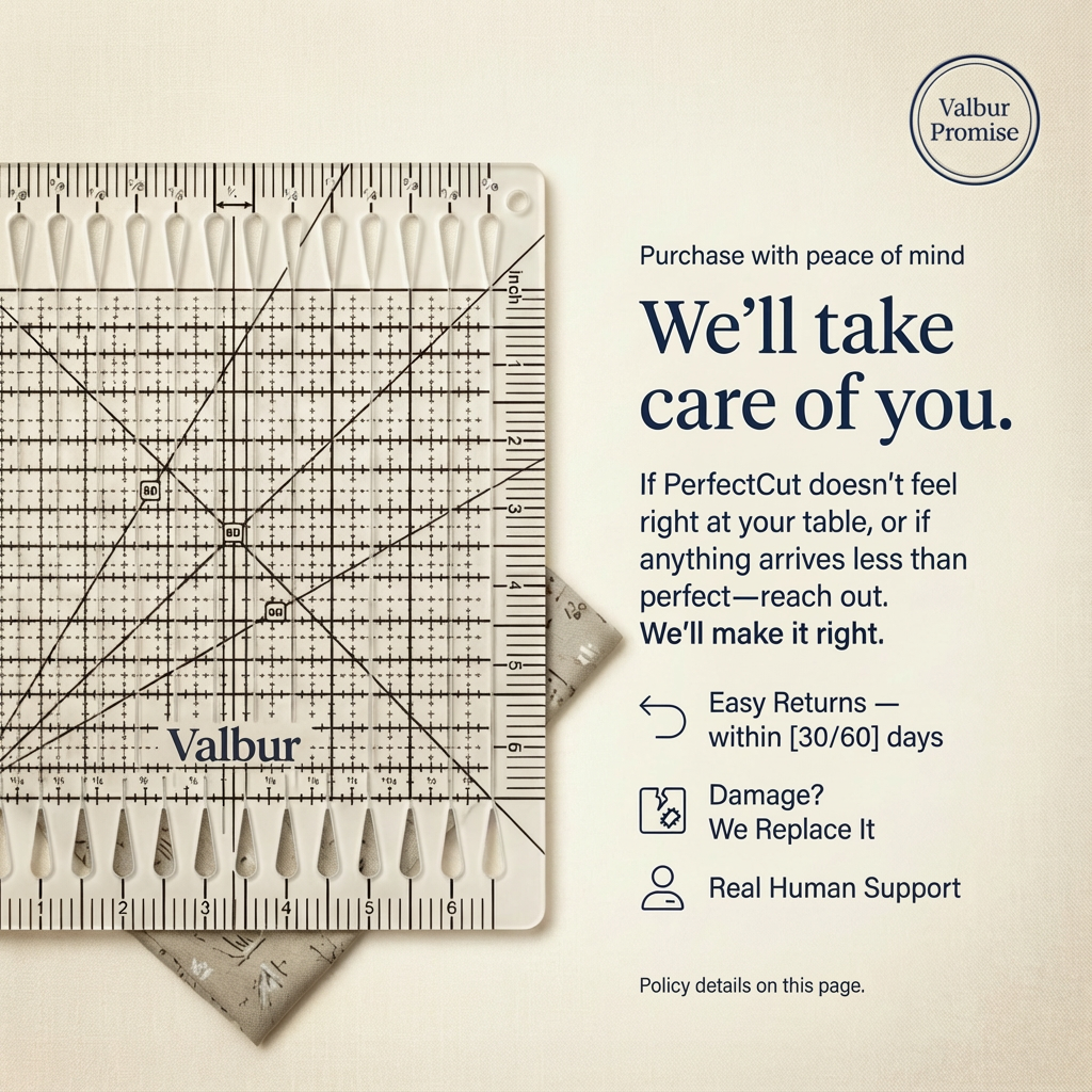 PerfectCut™ Slotted Quilting Ruler